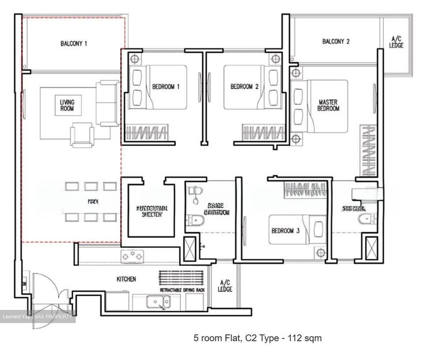 Blk 475A Parkland Residences (Hougang), HDB 5 Rooms #553873741